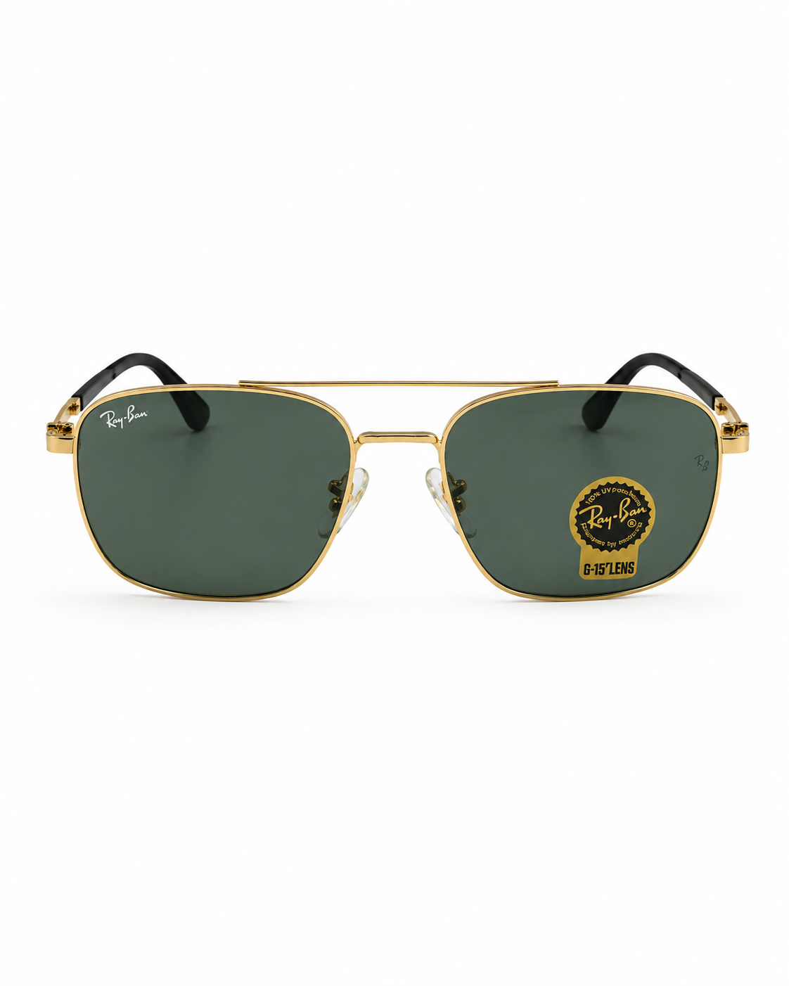 RB CLASSIC HEXAGONAL WITH GREEN GLASS Sunglasses