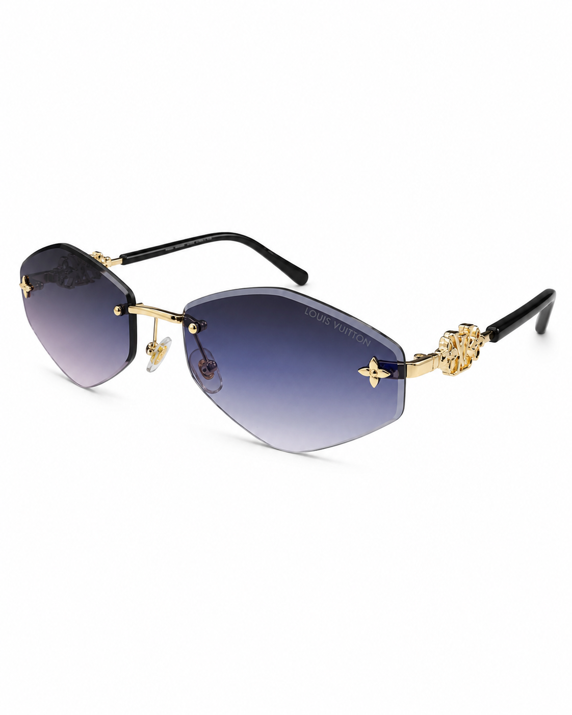 LV BLUE GOLD Sunglasses