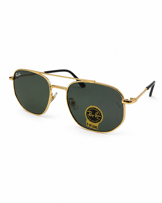 RB CLASSIC HEXAGONAL WITH GREEN GLASS Sunglasses