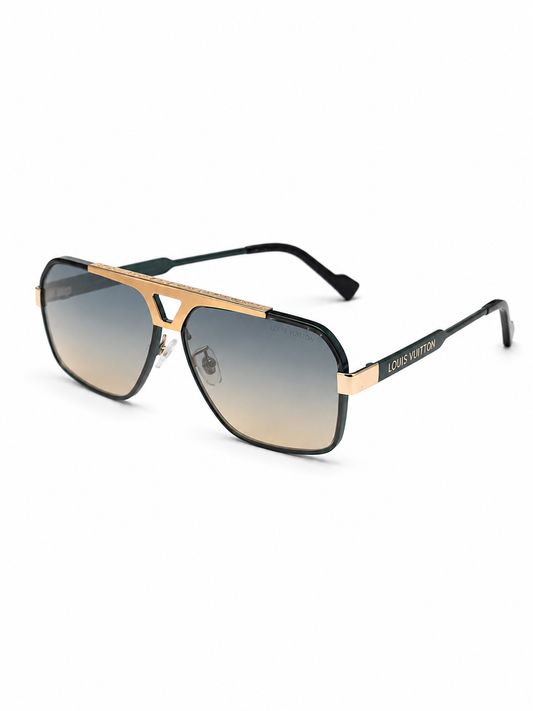 LV YELLOW GREEN Sunglasses