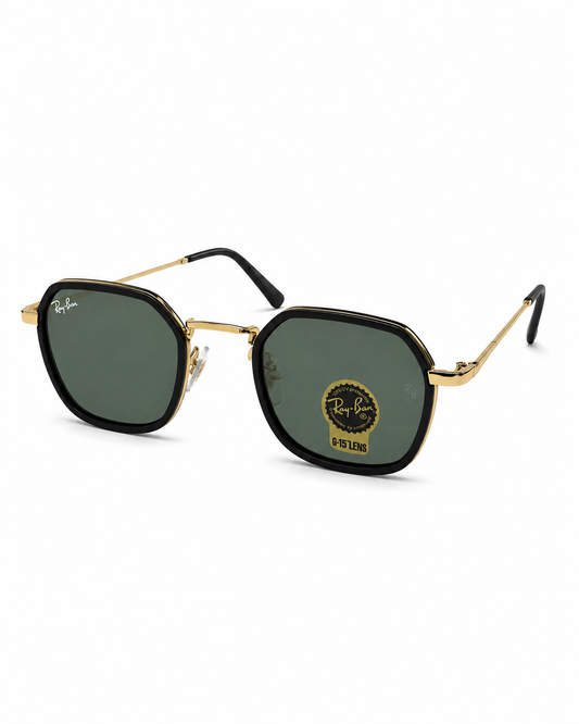 RB HEXAGONAL BALCK GOLD Sunglasses