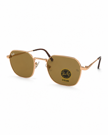 RB HEXAGONAL BROWN Sunglasses