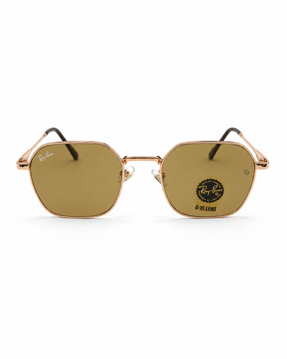 RB HEXAGONAL BROWN Sunglasses