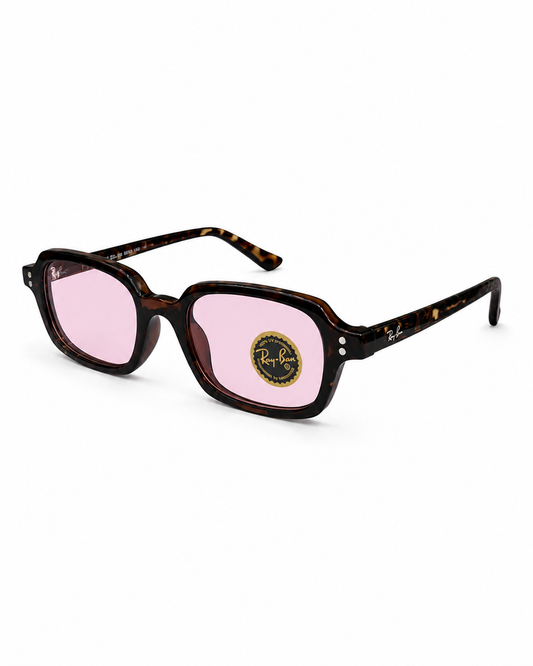 RB ANIMAL PRINT PINK GLASS Sunglasses